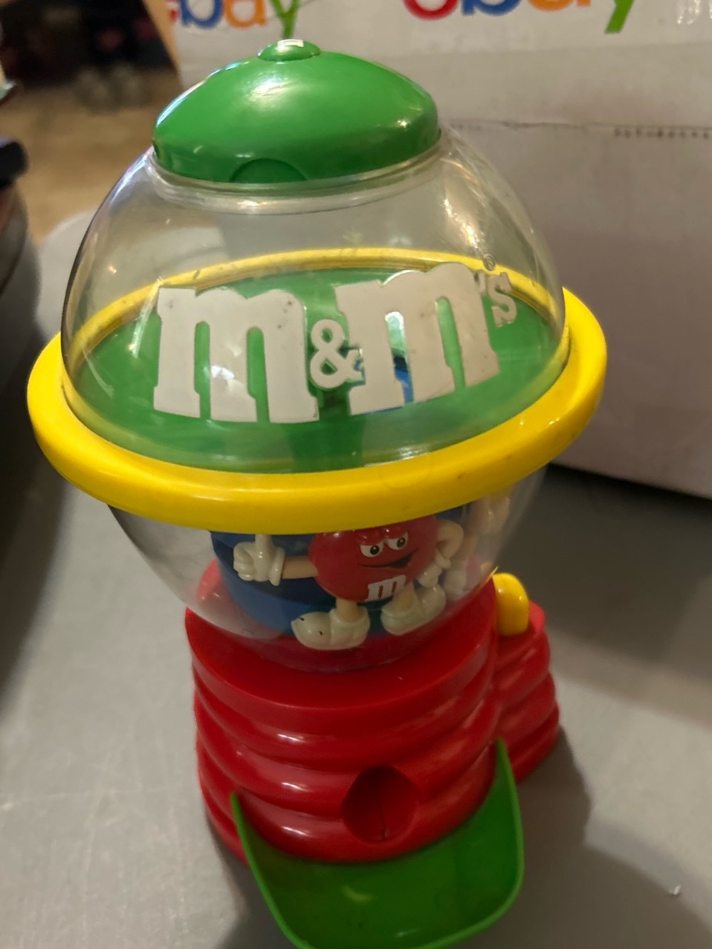 M&M'S Red, Green & Yellow Mini Gumball Dispenser Toy